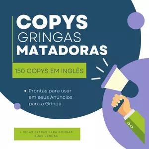 Imagem de capa para o Ebook Copys Gringas Matadoras