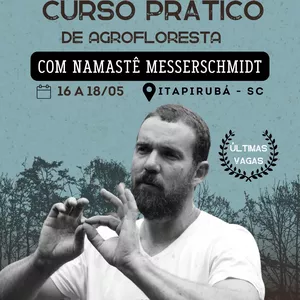 Imagem de capa para o Evento presencial Curso Presencial de Agrofloresta com Namastê Messerschmidt