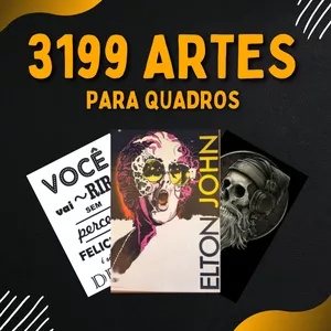 Imagem de capa para o Ebook 3199 Artes para Quadros