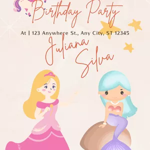 Cover image for Ebook birthday invitation card