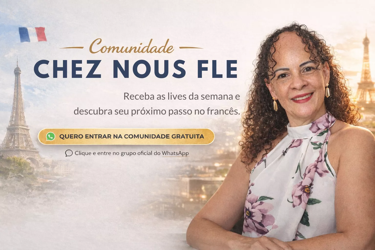 Comunidade Chez Nous FLE para se conectar com os nativos.