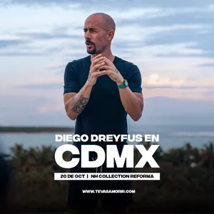 Imagen de portada para Evento presencial Diego Dreyfus en CDMX