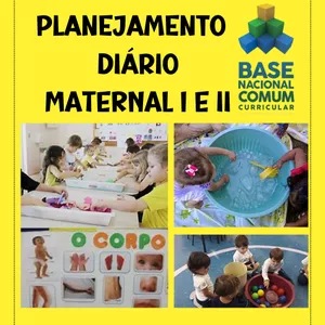 Imagem de capa para o Ebook Planejamento diário Maternal I e II - Semestral