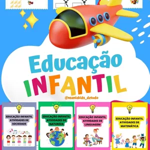 Imagem de capa para o Ebook Kit Educação Infantil/ PRÉ-ESCOLA/ 4 a 6 anos/ ALFABETIZAÇÃO•REFORÇO