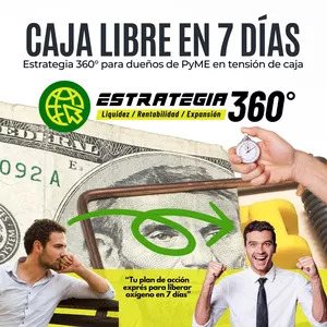 Imagen de portada para Curso online Caja Libre en 7 Días – Estrategia 360° para PYMEs
