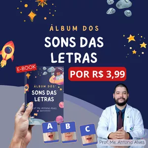 Imagem de capa para o Ebook ALBUM DOS SONS DAS LETRAS COMPLETO - E-BOOK