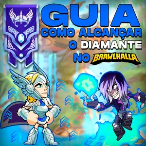 Imagem de capa para o Ebook GUIA COMO ALCANÇAR O DIAMANTE NO BRAWLHALLA