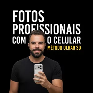 Imagem do curso Fotos Profissionais com Celular | Método OLHAR 3D