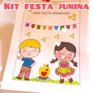 Imagem de capa para o Ebook KIT Arraiá na Escola
