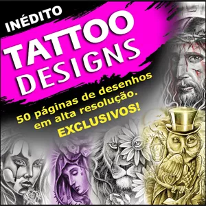Imagem de capa para o Ebook Tattoo designs