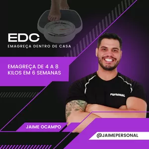 Imagem de capa para o Curso online Método EDC - Emagreça Dentro de Casa