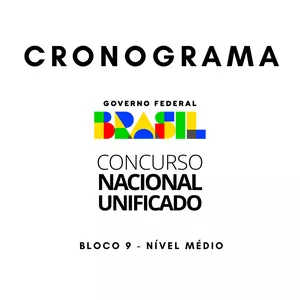 Imagem do curso Cronograma CNU - Bloco 9 (nível médio)