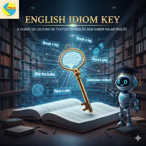 Imagem de capa para o Curso online English Idiom Key: A chave da leitura de textos em inglês sem saber falar inglês