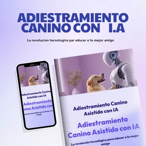 Imagen de portada para Ebook ADIESTRAMIENTO CANINO: ASISTIDO CON IA