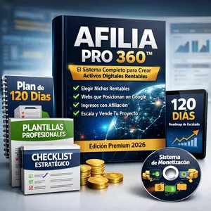 Imagen de portada para Curso online AFILIA PRO 360™ – Sistema Completo de Marketing de Afiliados
