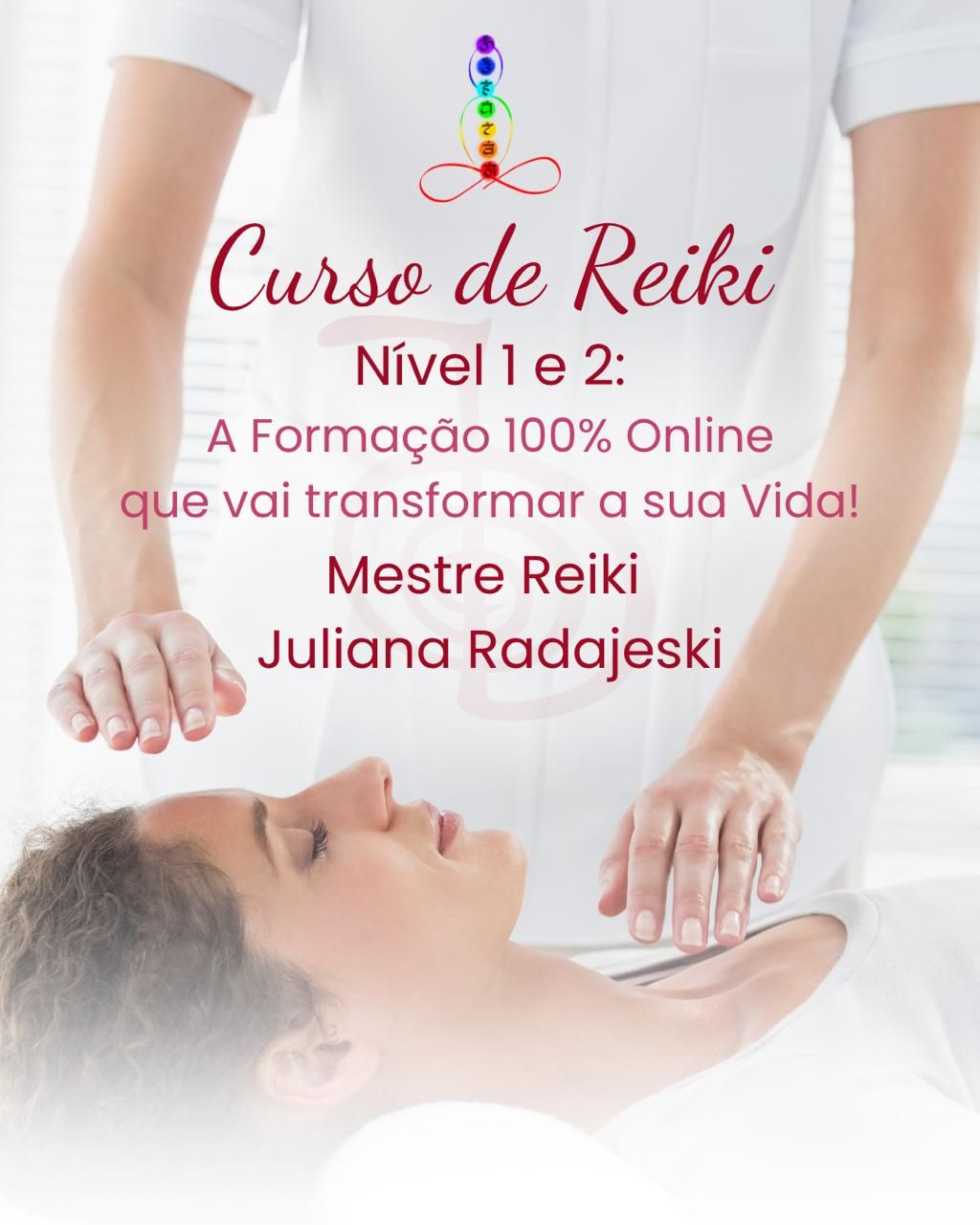 Imagem do curso Formação em Reiki Nível 1 e Nível 2 - O Despertar & A Transformação