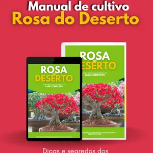 Imagem de capa para o Ebook GUIA CULTIVANDO ROSA DO DESERTO