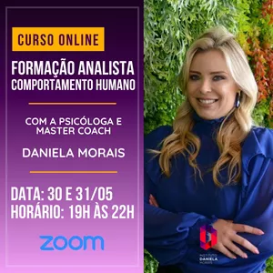 Imagem de capa para o Evento online CURSO AO VIVO - FORMAÇÃO EM ANALISTA DO COMPORTAMENTO HUMANO