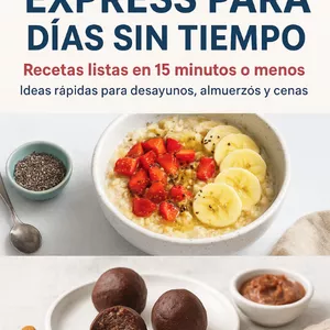 Imagen de portada para Curso online 10  menús exprés para días sin tiempo 