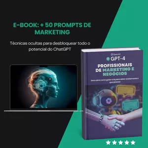 Imagem de capa para o Ebook Desbloqueie o Verdadeiro Potencial do ChatGPT com +50 Prompts Poderosos!