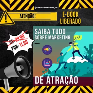 Imagem de capa para o Ebook Marketing de atração