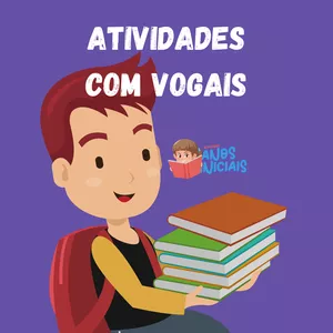 Imagem de capa para o Ebook Atividades com Vogais