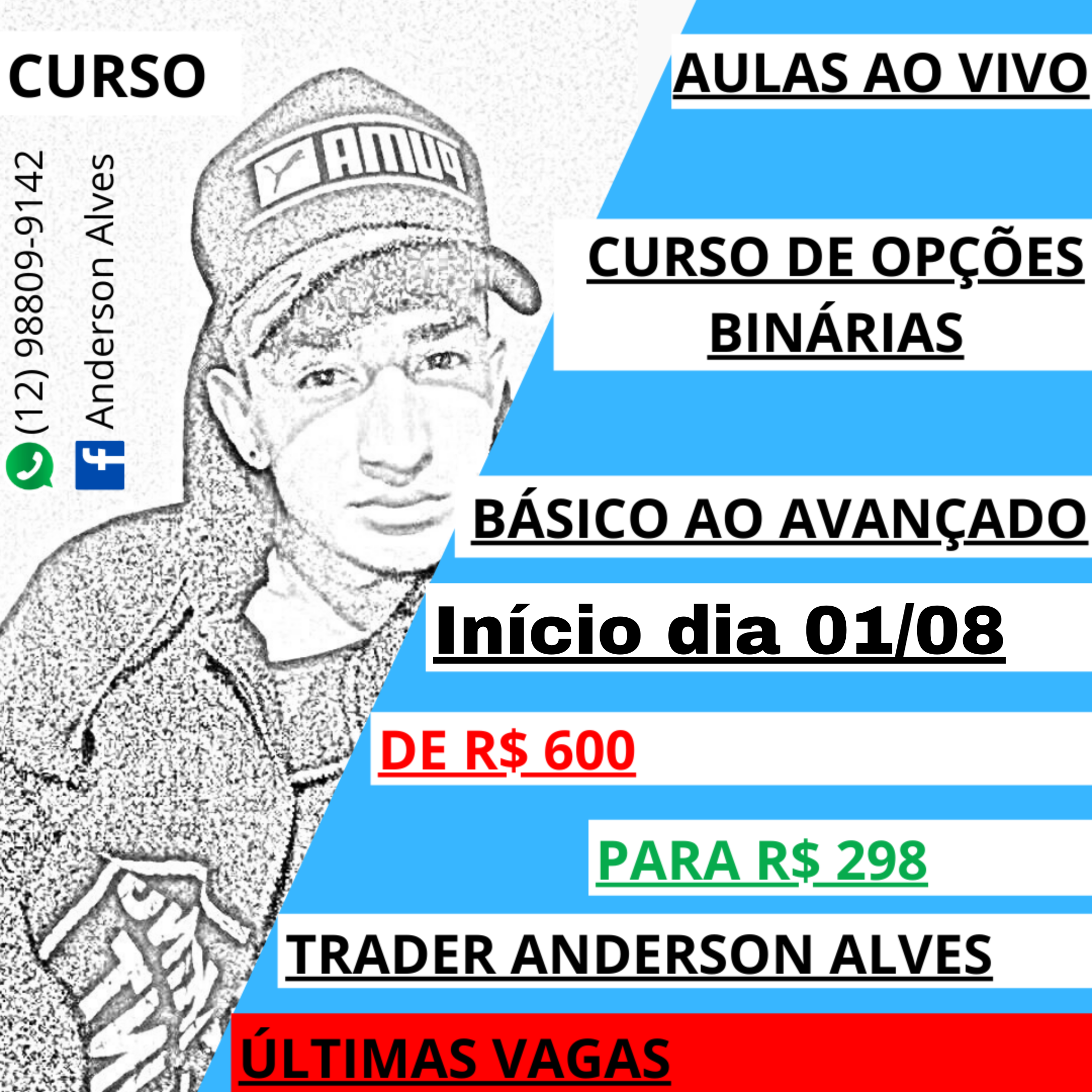Imagem do curso Curso de Opções binárias - Básico ao Avançado