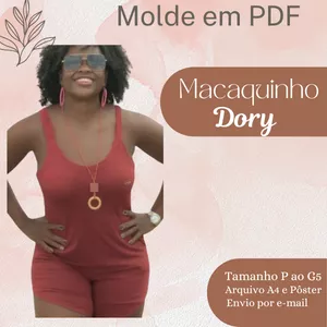 Imagem de capa para o Ebook MOLDE EM PDF MACAQUINHO DORY 