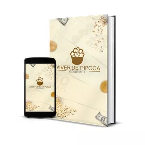 Imagem de capa para o Ebook Viver de Pipoca Gourmet