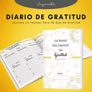 Imagen de portada para Ebook Diario de Gratitud