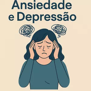 Imagem de capa para o Ebook Como Descobrir e Lidar com Ansiedade e Depressão