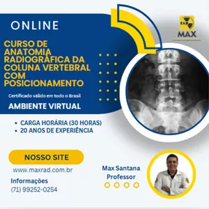 Imagem de capa para o Curso online CURSO ANATOMIA RADIOGRÁFICA DA COLUNA VERTEBRAL