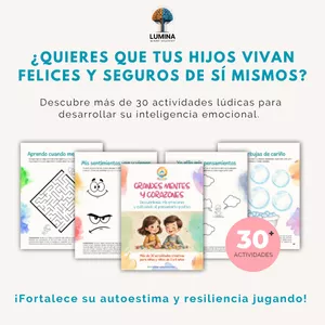 Imagen de portada para Curso online Grandes Mentes y Corazones. Descubriendo mis emociones y cultivando el pensamiento positivo.