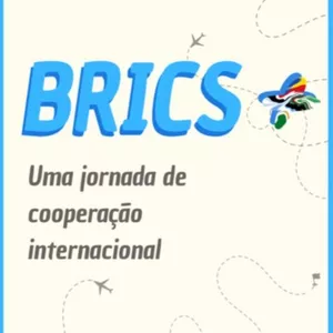 Imagem de capa para o Ebook BRICS: Uma Jornada de Cooperação Internacional