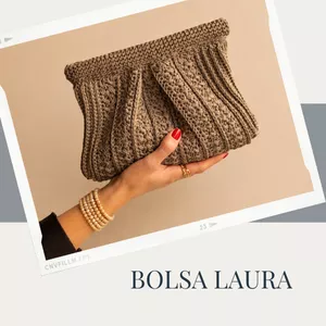 Bolsa Laura - Curso de Crochê