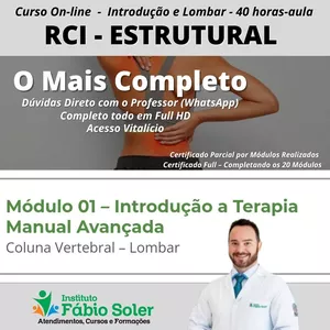 Imagem de capa para o Curso online RCI - ESTRUTURAL - Mod. Lombar