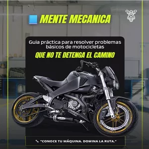 Imagen de portada para Ebook Mente Mecánica: Guia práctica para resolver problemas basicos de motocicletas