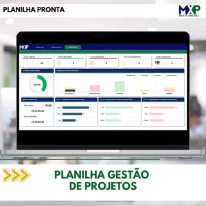 Imagem de capa para o Ebook PLANILHA GESTÃO DE PROJETOS