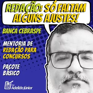 Imagem de capa para o Ebook MENTORIA DE REDAÇÃO "SÓ FALTAM ALGUNS AJUSTES"