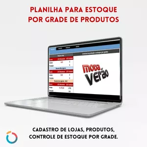 Imagem de capa para o Curso online Planilha de Estoques por Grade