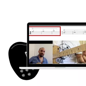 Imagen de portada para Curso online Teoría musical para Guitarra.