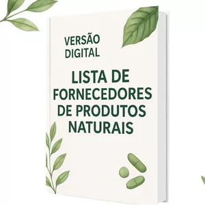 Imagem de capa para o Ebook FORNECEDORES DE PRODUTOS NATURAIS