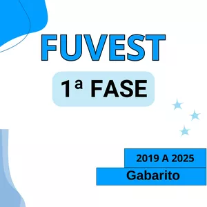 Imagem de capa para o Ebook Apostila Primeira Fase FUVEST + Gabarito 