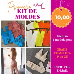 Imagem de capa para o Ebook KIT DE MOLDES FITNESS 