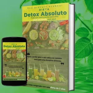 Imagem de capa para o Ebook Dieta Detox Absoluto