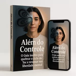 Imagem de capa para o Ebook Além do Controle, O guia inédito para quebrar o ciclo do TOC e retomar a sua liberdade mental.