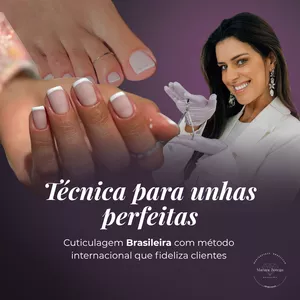Imagem do curso MasterPiece Total Nails: Formação completa em MANICURE E PEDICURE com Técnica Brasileira + CERTIFICADO