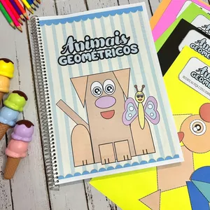 Imagem de capa para o Ebook Animais Geométricos 