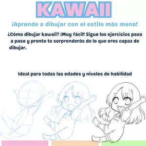 Imagen de portada para Ebook Como dibujar Kawaii