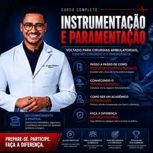 Imagem do curso INSTRUMENTAÇÃO E PARAMENTAÇÃO NA PRÁTICA